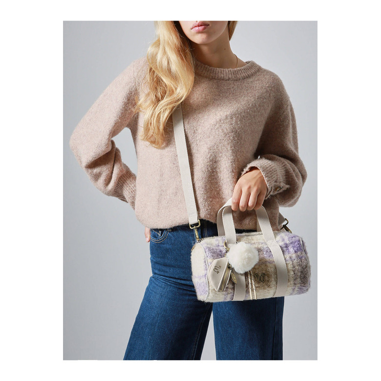 Woomen Vegan handbag violet 4