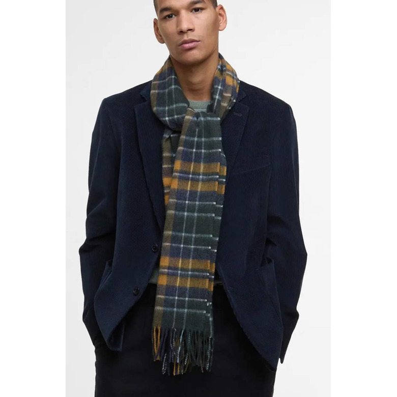 Barbour schal blau 2