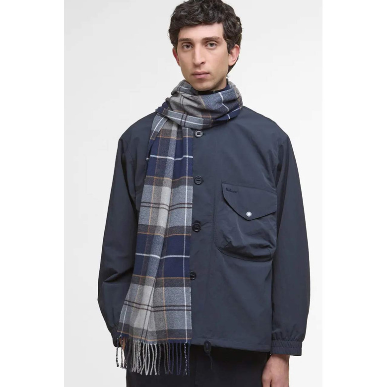 Barbour schal blau 2