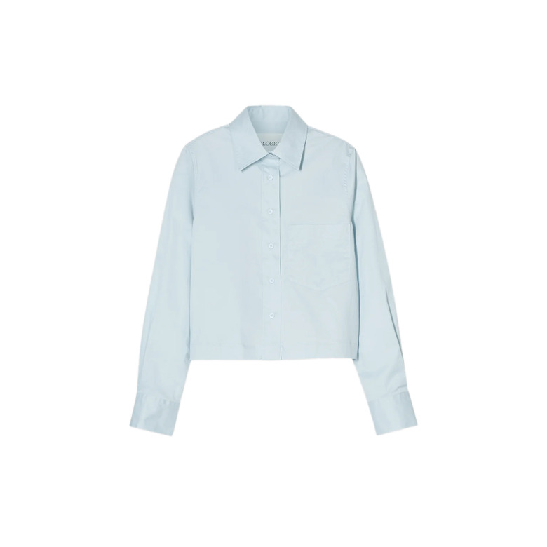 Closed bluse blau