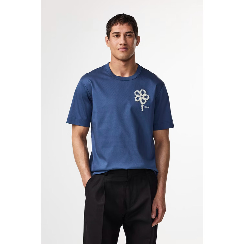 Nn.07 t-shirt blauw 2