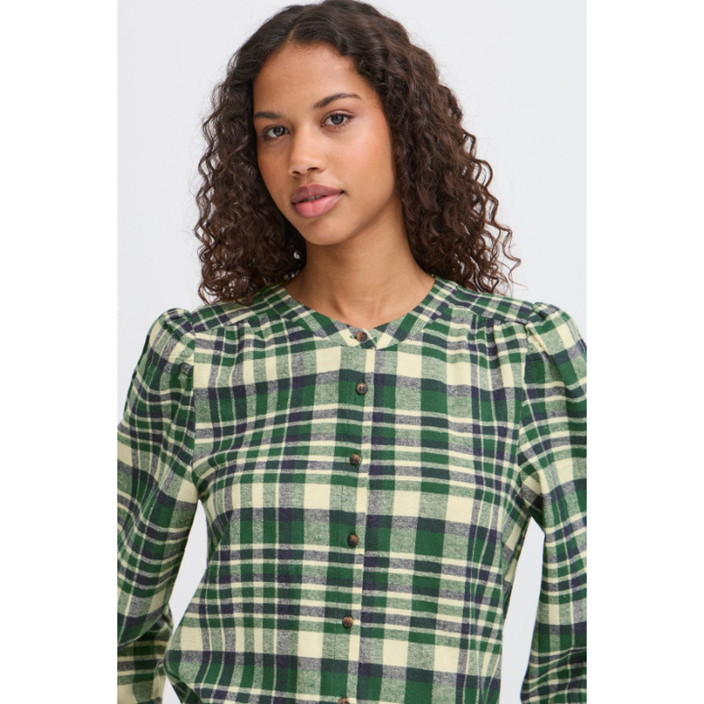 Ichi blouse green 2