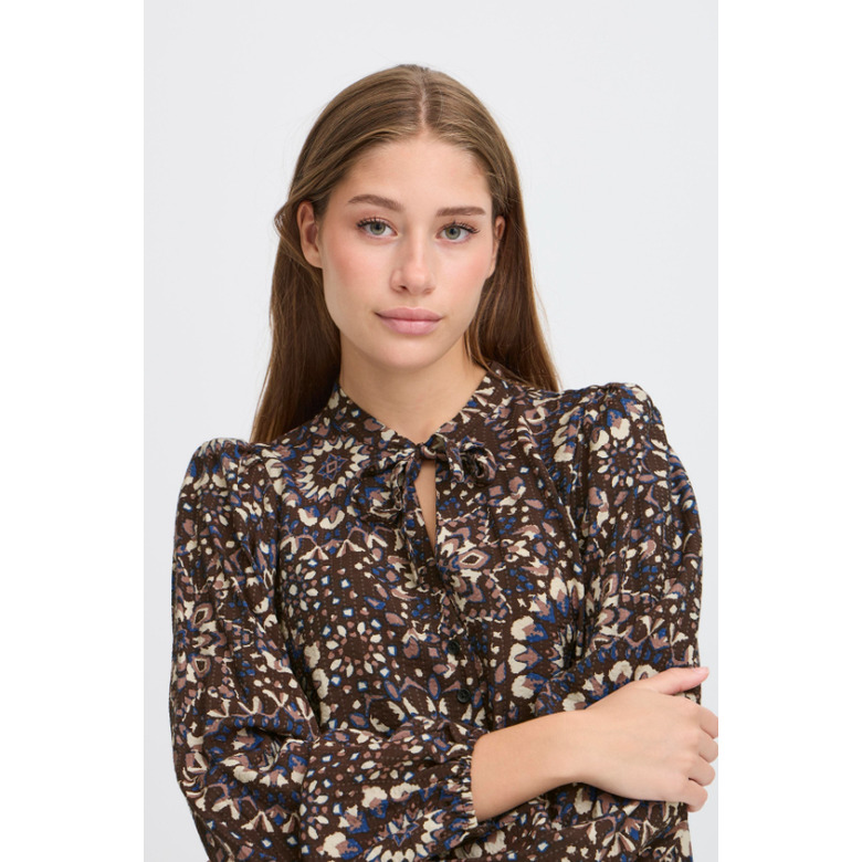 Ichi blouse brown 2