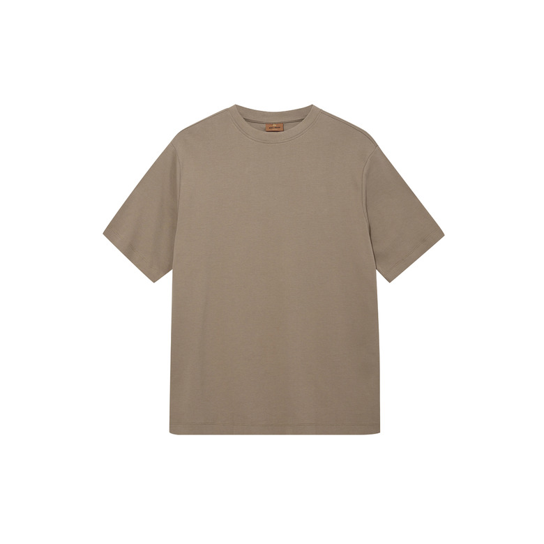 Mosmosh t-shirts lightbrown 1