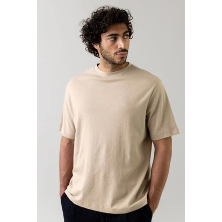 Mosmosh t-shirts lightbrown