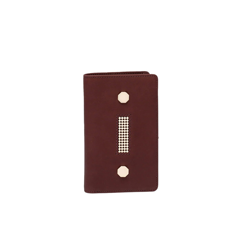 Clio Goldbrenner wallet bordeaux 1