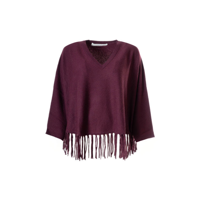 Herzen's Angelegenheit poncho bordeaux 1