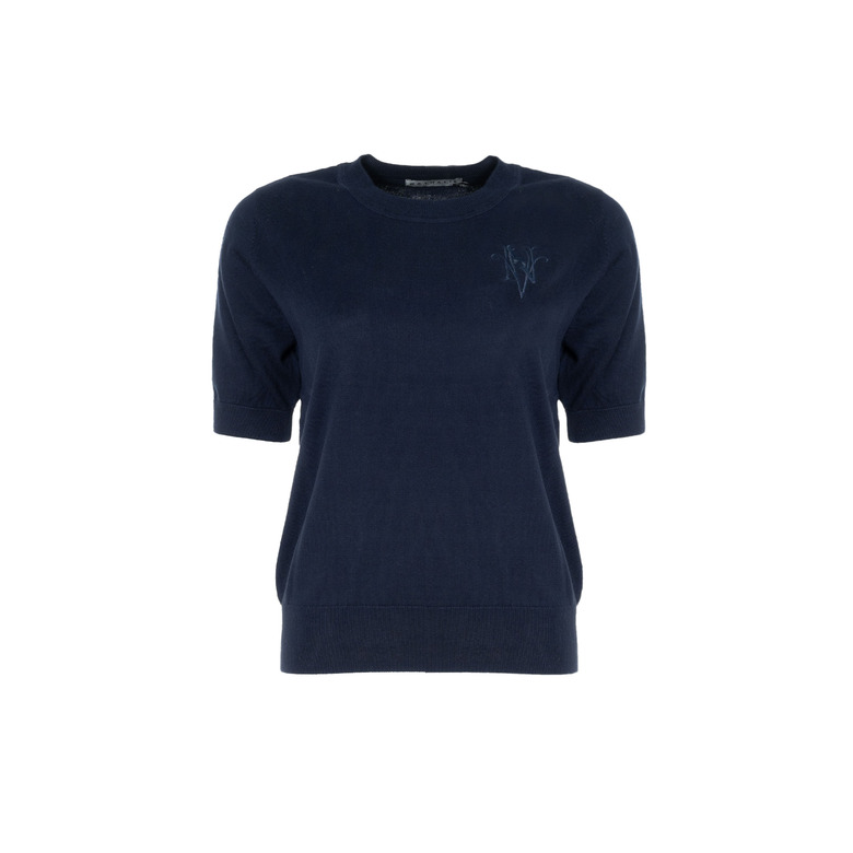 Nathalie Vleeschouwer trui blauw 1
