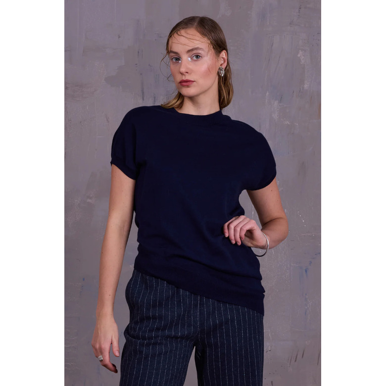 Nathalie Vleeschouwer trui blauw 2
