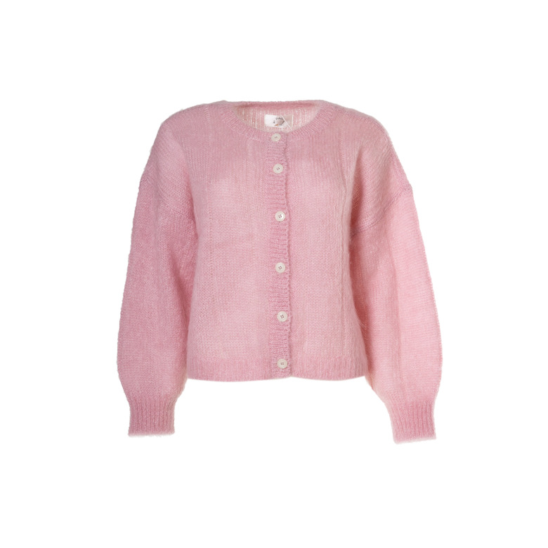 Des Petits Hauts cardigan rose 1