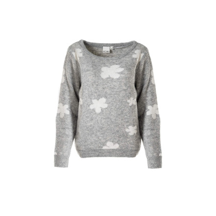Ichi pullover grau