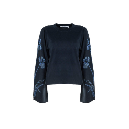 La Fee Maraboutee pullover blau