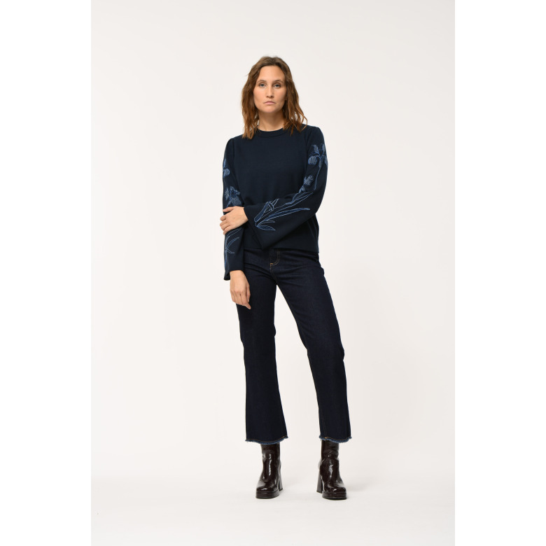 La Fee Maraboutee pullover blau 2
