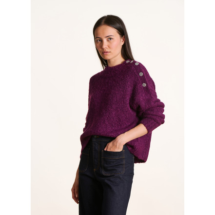 La Fee Maraboutee pullover bordeaux