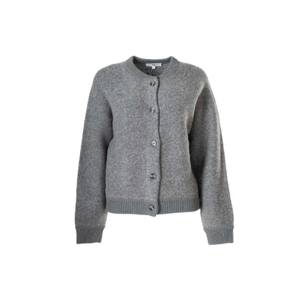 Jeff strickjacke grau