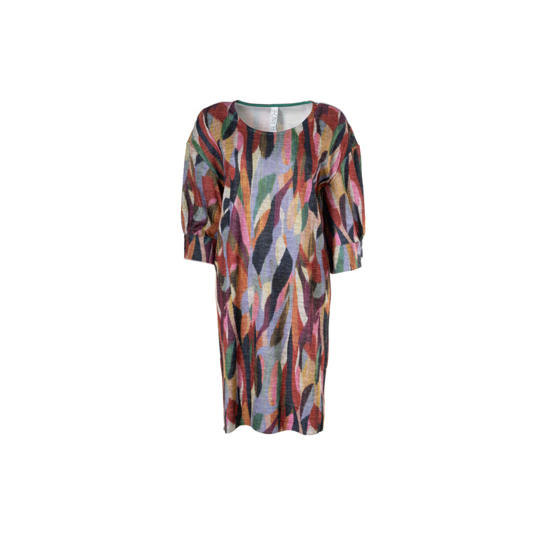 Dame Blanche kleid multicolor 1