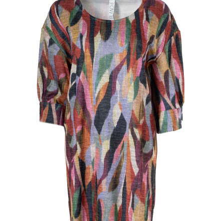 Dame Blanche robe multicolor