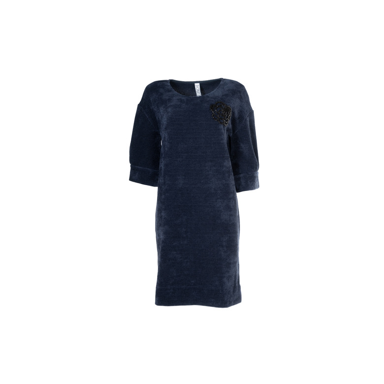 Dame Blanche jurk blauw 1