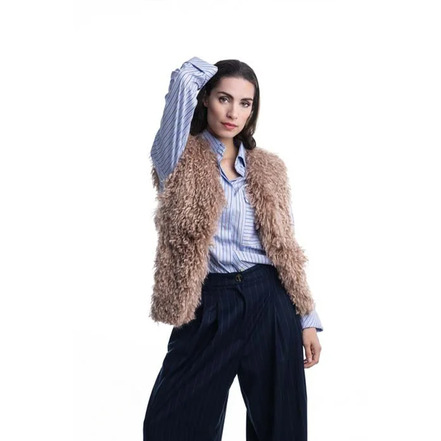 Dame Blanche vest beige