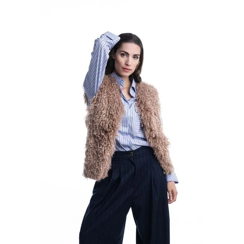 Dame Blanche weste beige 2