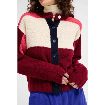 Our Sister cardigan bordeaux