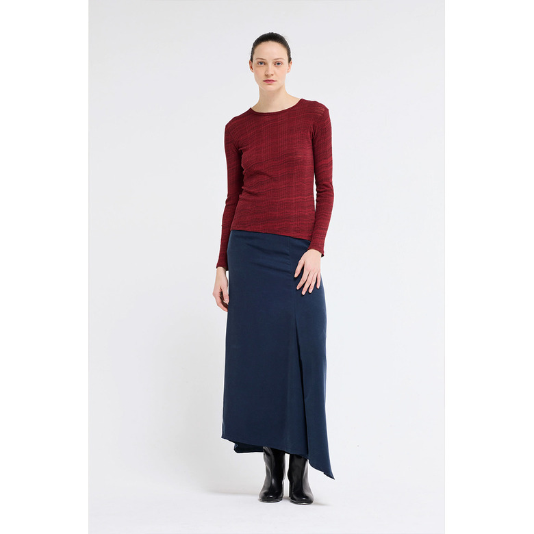 Our Sister t-shirt bordeaux 2