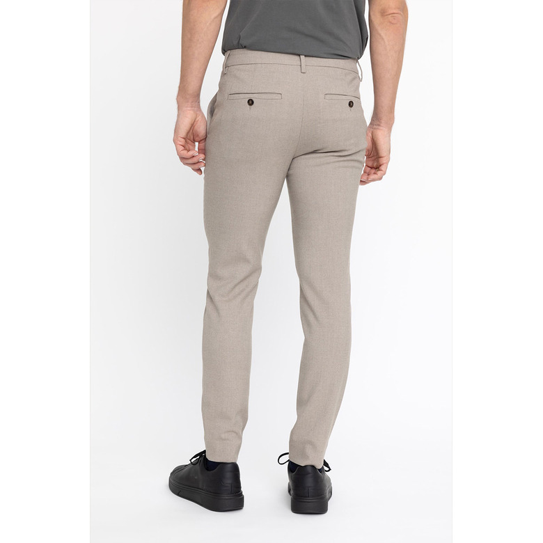 Plain trousers 34 inch lightbrown 2