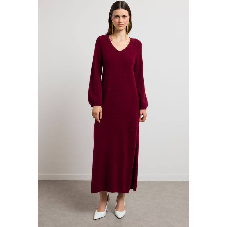 Karma.koma jurk bordeaux 2