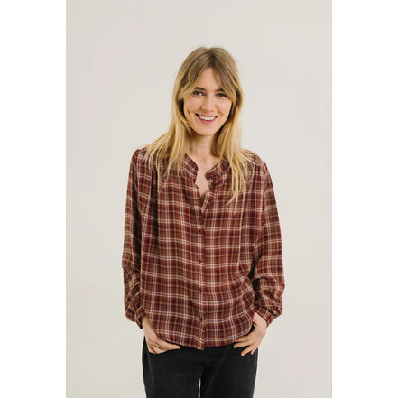 Sacrecoeur blouse bordeaux