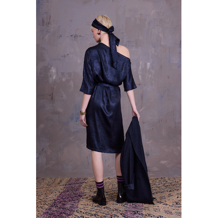 Nathalie Vleeschouwer sjaal blauw