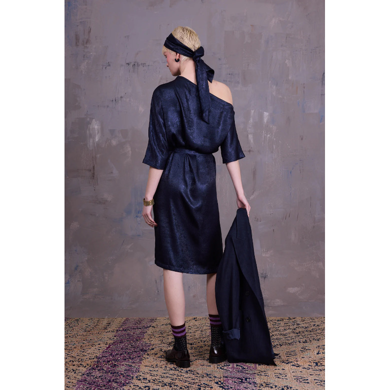 Nathalie Vleeschouwer sjaal blauw 2
