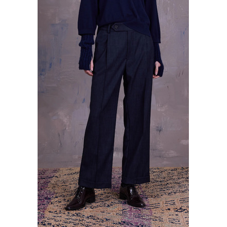 Nathalie Vleeschouwer broek blauw
