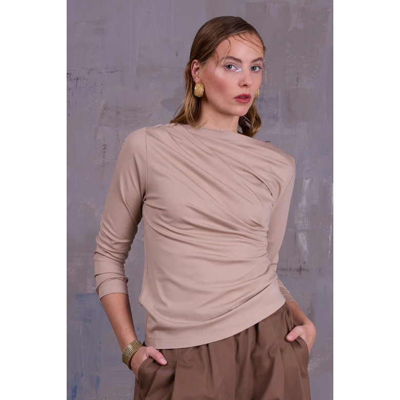 Nathalie Vleeschouwer blouse beige 2