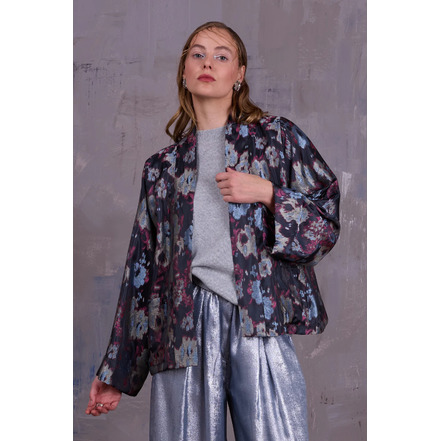 Nathalie Vleeschouwer veste bleu