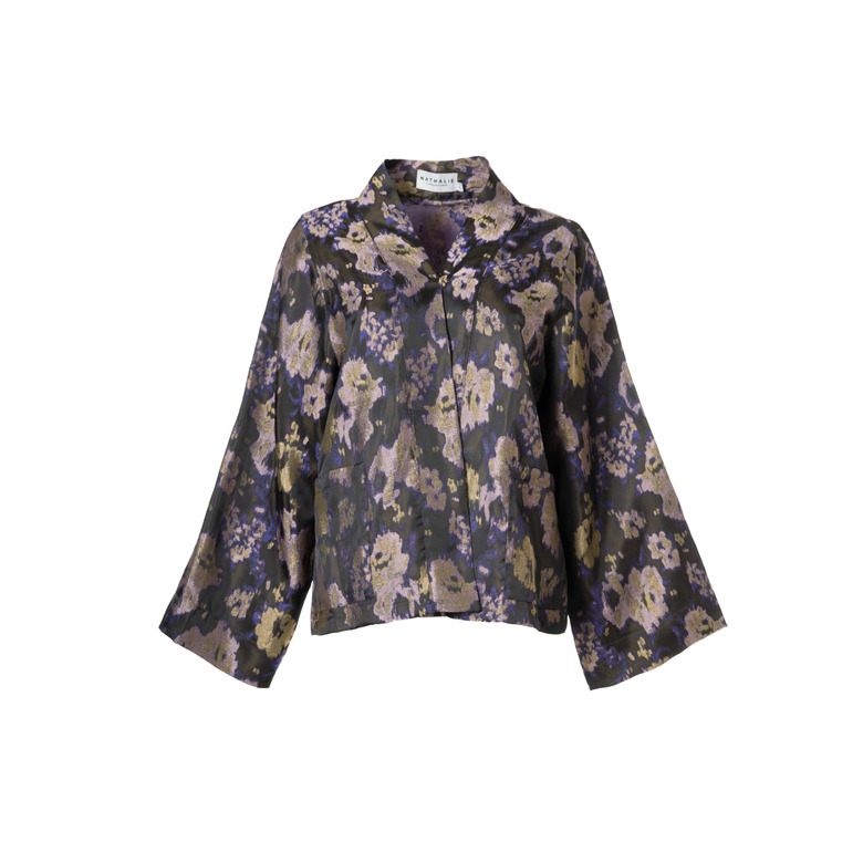 Nathalie Vleeschouwer vest grijs
