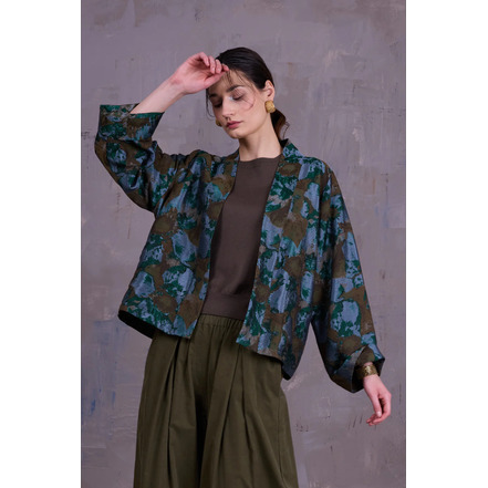 Nathalie Vleeschouwer veste vert