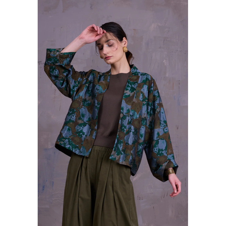 Nathalie Vleeschouwer vest groen 2