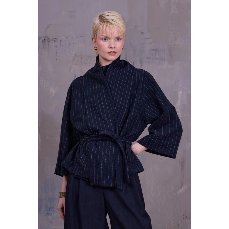 Nathalie Vleeschouwer weste blau 2