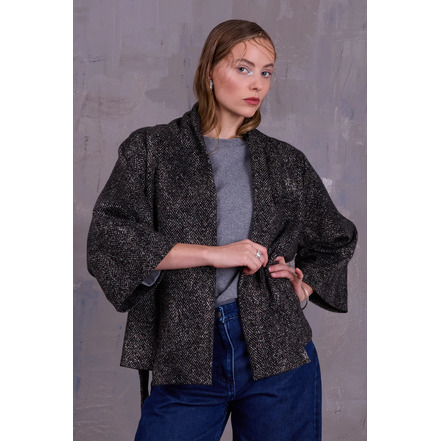 Nathalie Vleeschouwer veste noir