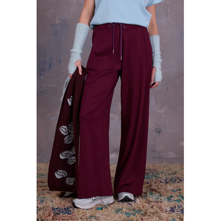 Nathalie Vleeschouwer broek bordeaux