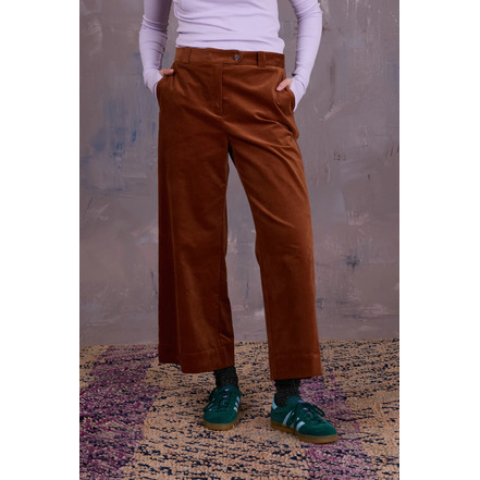 Nathalie Vleeschouwer broek cognac