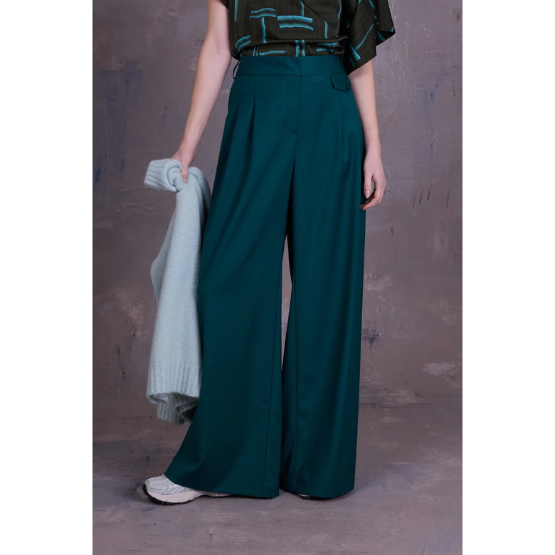 Nathalie Vleeschouwer broek groen 2
