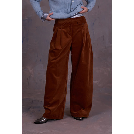 Nathalie Vleeschouwer broek cognac