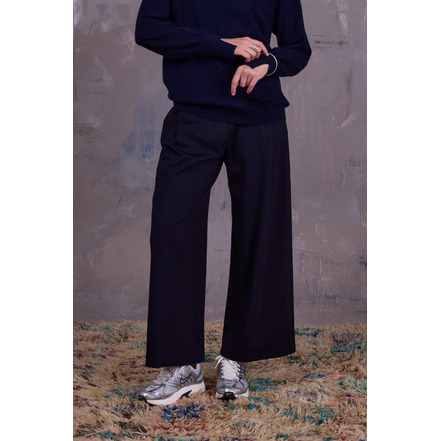 Nathalie Vleeschouwer broek blauw