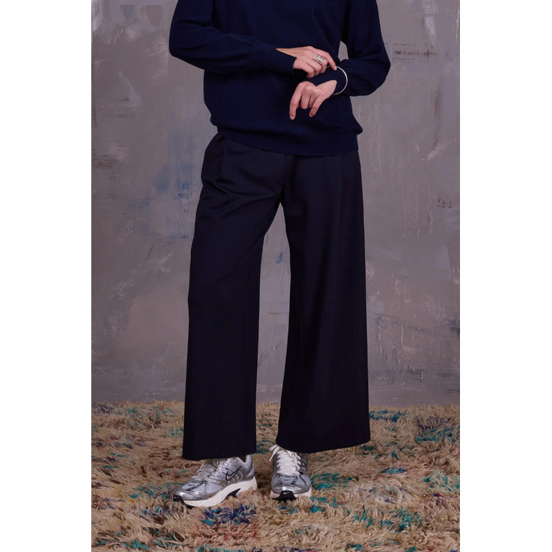 Nathalie Vleeschouwer broek blauw 2