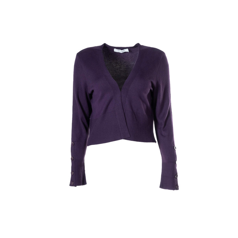 La Fee Maraboutee strickjacke lila