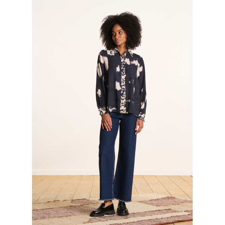 La Fee Maraboutee chemisier bleu 2