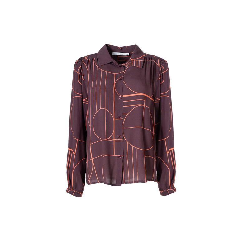 La Fee Maraboutee blouse bordeaux