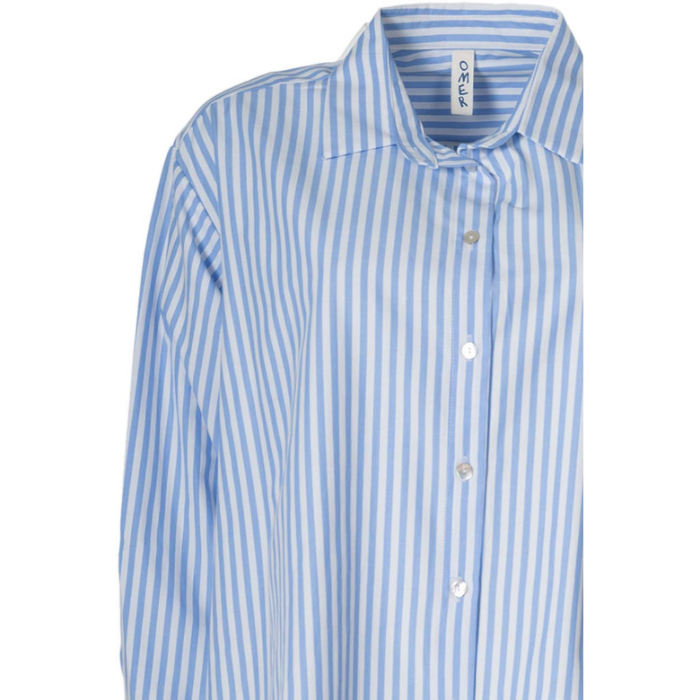 O'mer blouse blauw 2