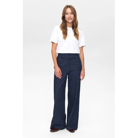 Numph broek blauw